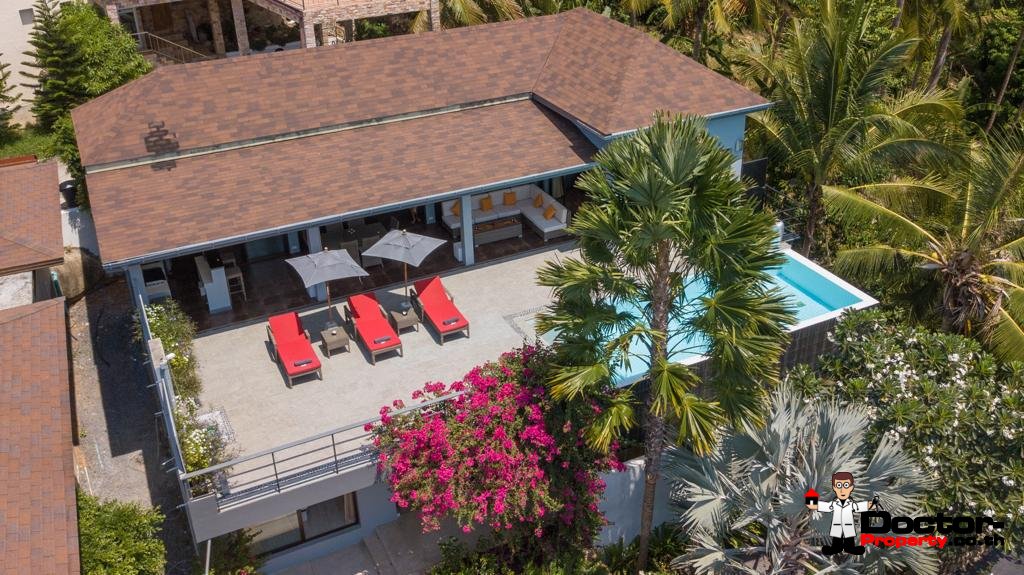 Privat Pool Villa with 3 Bedrooms – Lamai -Koh Samui – for sale